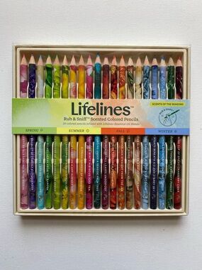 Lifelines Rub & Sniff Scented Colored Pencils